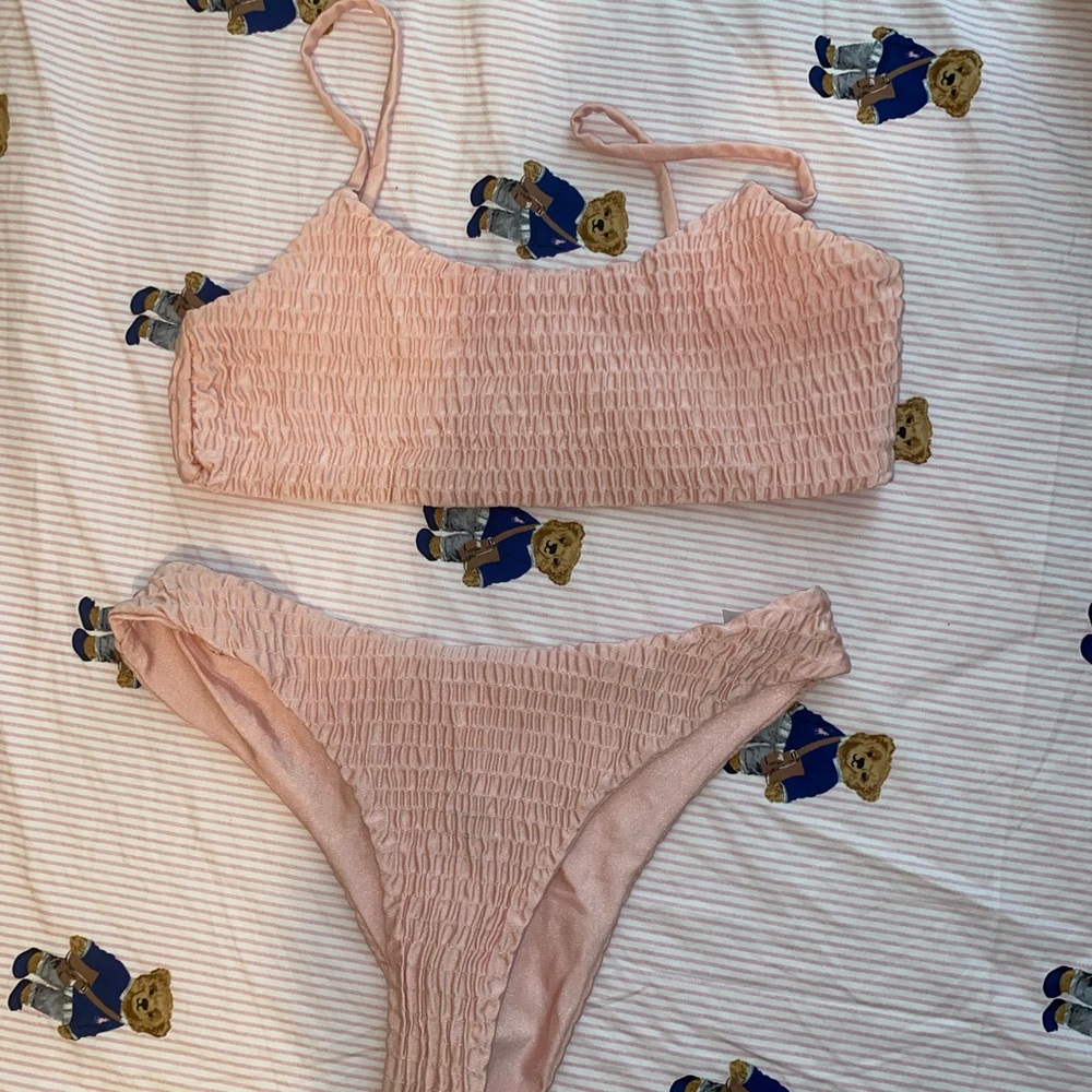 Baby pink bikini